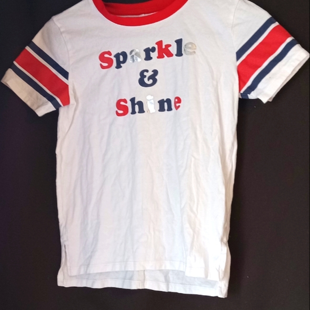 Old navy red white and blue size 8